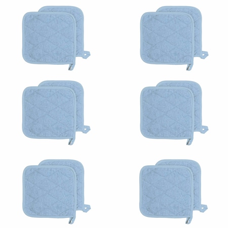 Monarch Brands Pot Holders , Blue, 144PK POT-BLUE-CS